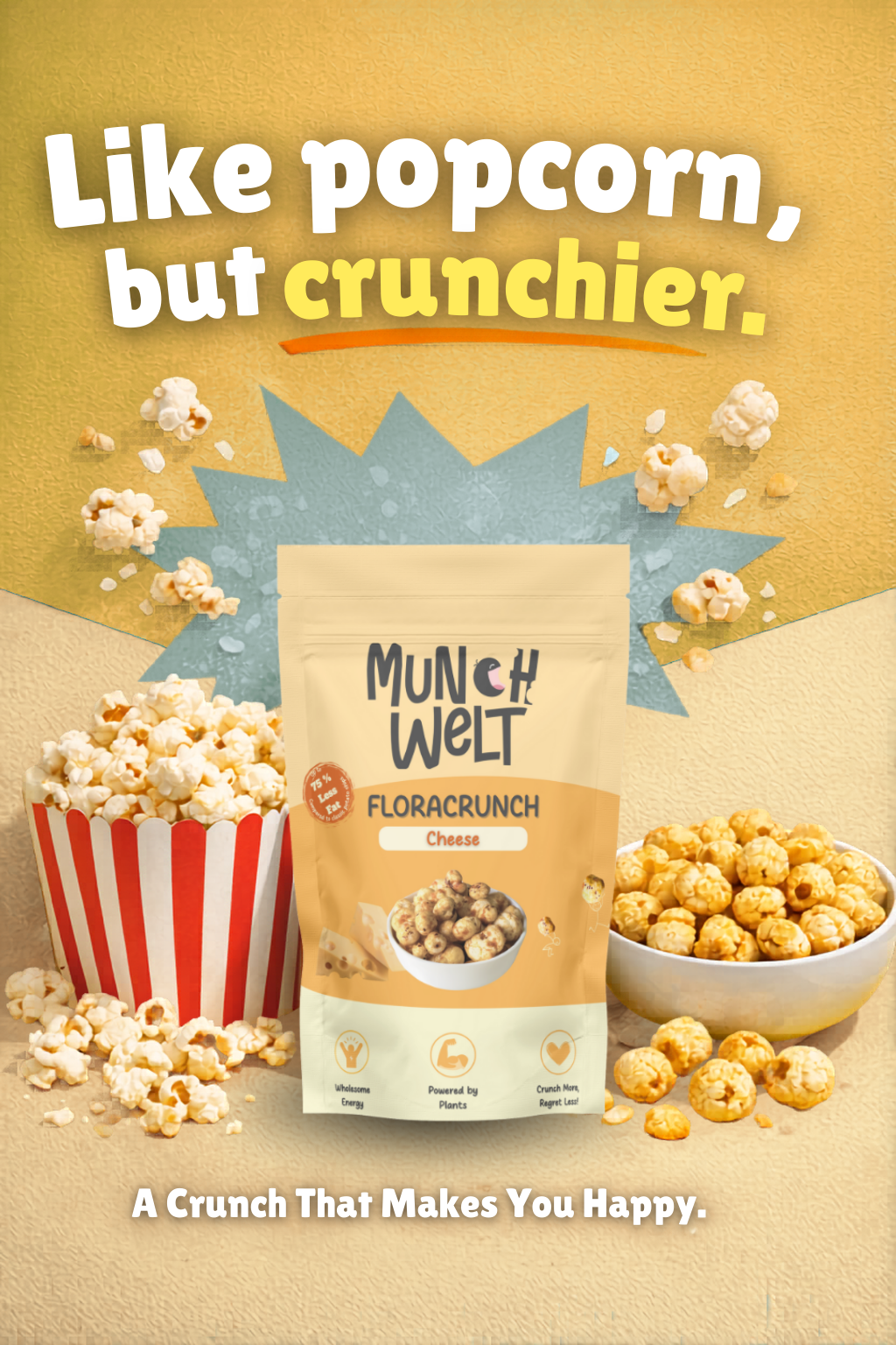 Popcorn Alternative | A Crunchier Snack Swap | FloraCrunch