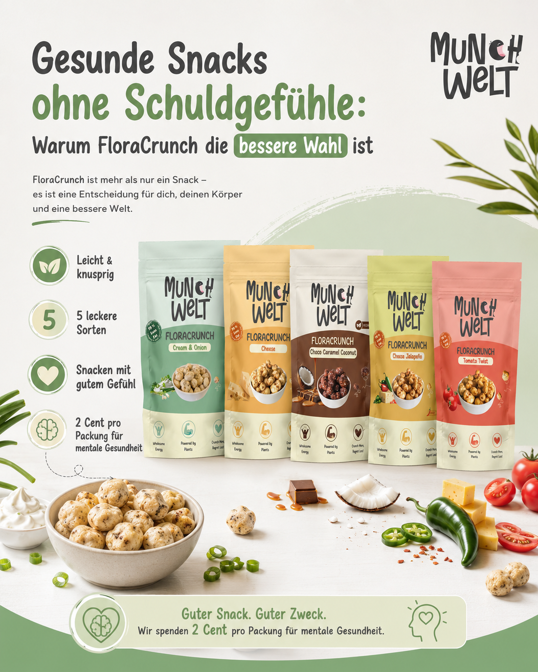 Chips Alternative gesucht? FloraCrunch von MunchWelt